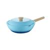Chuida Huang Zelený pták 28cm Nepřilnavý indukční wok