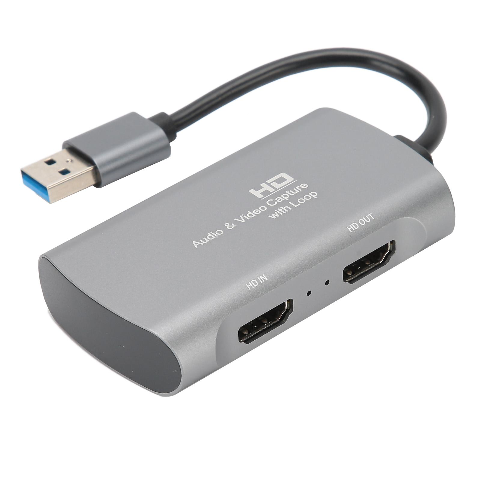 

Z31 1080P o Video Capture Card HDMi F to HDMi f USB2.0M Support Local Loop Out