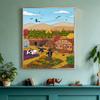 Stardew Valley 5D Round Diamond Painting Kit Diamond Embroidery Painting Rhinestones Mosaic Frameless Handwork Decoration Arts