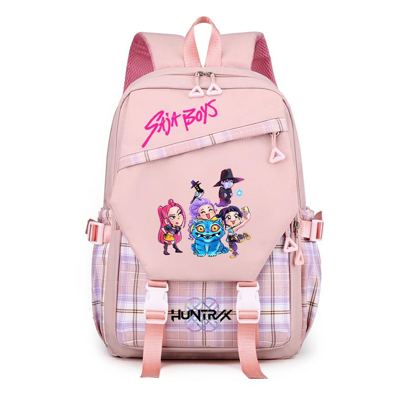 Sac à dos étudiant K-Pop Anime Dessin animé Imprimé Campus Haute Valeur Léger Décontracté