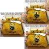 High Definition Digital Printed 3-piece Bed Sheet Set For Us Size Beds Modern Minimalist Style Bedding