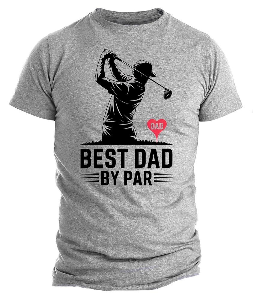 

Лучший папа по паре Футболка для гольфа, Смешной подарок на День отца 2025, Футболка для папы-гольфиста, 4XL