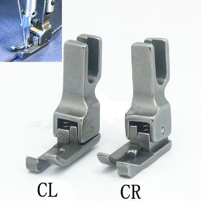 Compensating Feet Narrow Type For Knitt and Thin Materials Zipper Presser Feet Sewing Machine Left/Right Edge Guide Presser Foot
