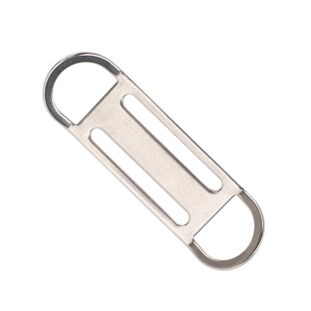 Diving Side Mount Bilateral D Ring Buckle 316 Stainless Steel Diving Webbing Strap Keeper Sidemount BCD Fixing Buckle for Scuba BCD Accessories