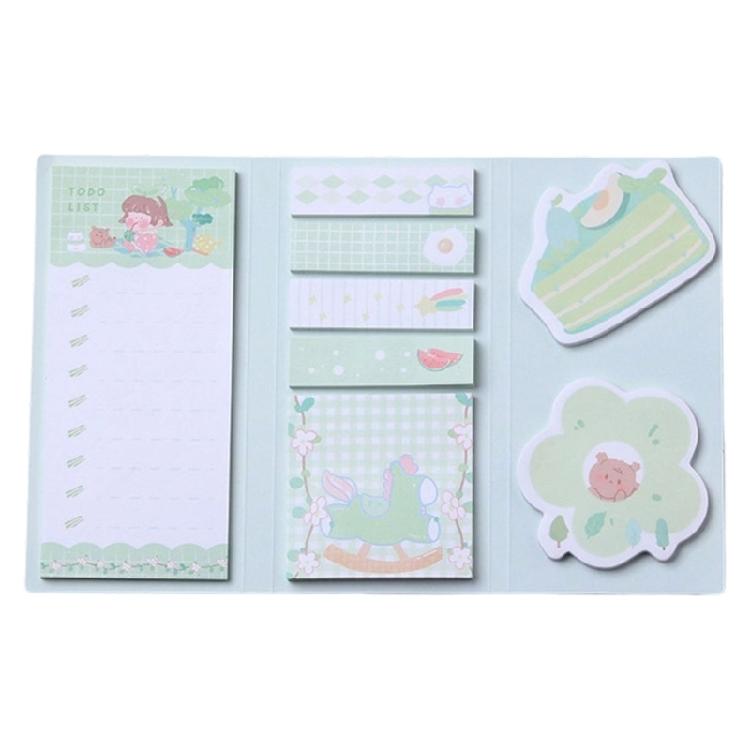 Friendly Paper Adhesive Memoire Pad for Office Business School Students Writing Supplies Colorful Cartoon Stick Note