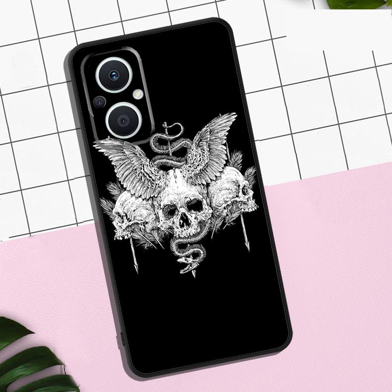 Devil Satan Case For OPPO Reno 7 8 10 11 12 13 Pro 13F 12F 11F 8T OPPO Find X8 Pro X6 X3 X5 Lite Cover