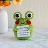 Cute Crochet Frog Toy - Fun Animal Gift