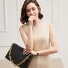Women's Cashmere Sleeveless Vest - Autumn/Winter, Half-High Collar, Solid Color, Seamless Knit Pullover