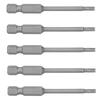 10PCS 2.5mm Hex Scoket Electric Screwdriver Bits Magnetic Head S2 Alloy Steel Hardware Tools