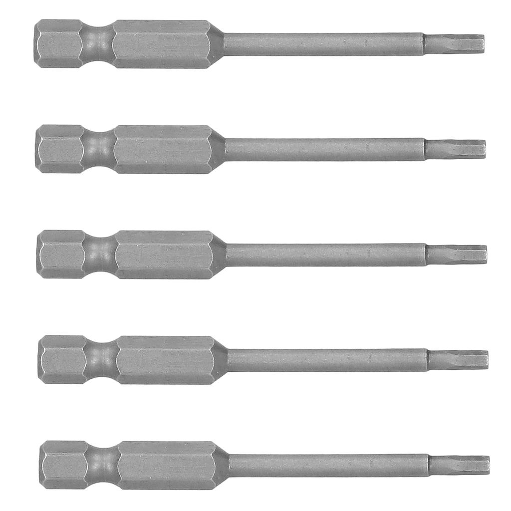 10PCS 2.5mm Hex Scoket Electric Screwdriver Bits Magnetic Head S2 Alloy Steel Hardware Tools