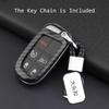 Carbon Fiber Key Shell for Jeep Grand Cherokee, Renegade, Compass, Cherokee
