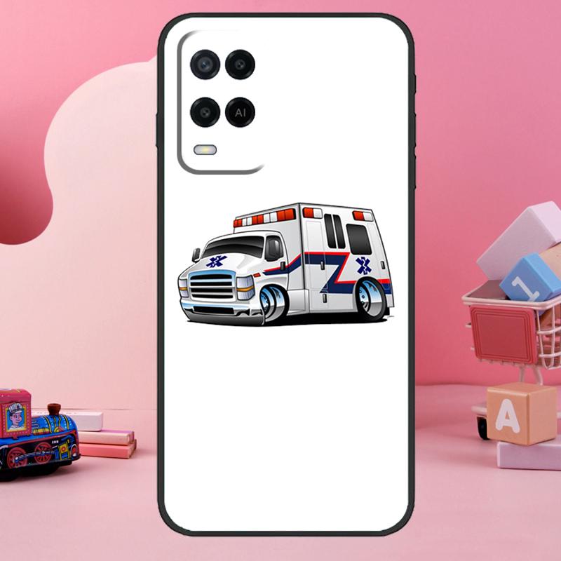 Ambulance EMS EMT Paramedic Case For Oppo A78 A38 A18 A98 A58 A60 A80 A40 A96 A76 A16 A94 A74 A54 A15 A17 A57 A77 A5 Pro