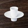 Takumifu Arita Ware 6cm Sake Snow and Plate Made In Japan Cup, White, Cup, Bowl, Set,