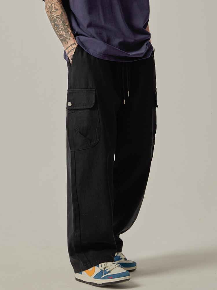 Men's Trendy Retro Japanese-Style Loose Wide-Leg Pants for Summer