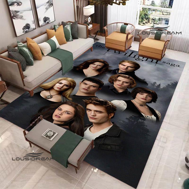 The Twilight Saga printed carpet Living room bedroom non-slip carpets Yoga mat Outdoor carpet kawaii rug birthday gift