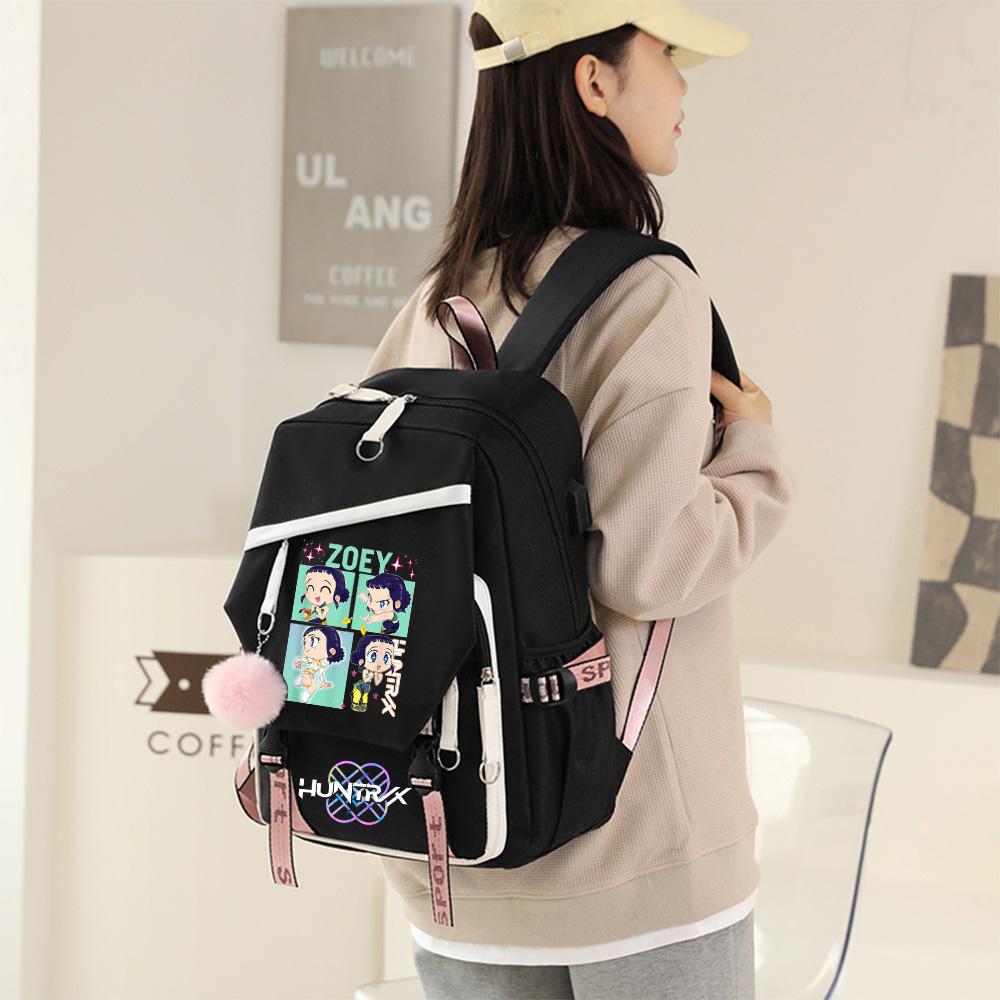 Anime K-pop Demon Hunters Printed Large Capacity Backpack for Teenger Student Girl Boy Back To School Bookbag Kid Gift Women Waterproof Travel Bag
