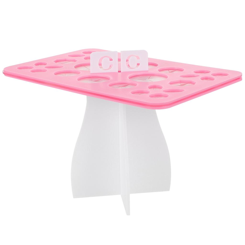1Pcs Beauty Makeup Brush Drying Rack Stylish Brush Storage Holder Fine Workmanship Multi Hole Design Easy Disassemble