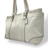 UsedTote Bag White Leather Women