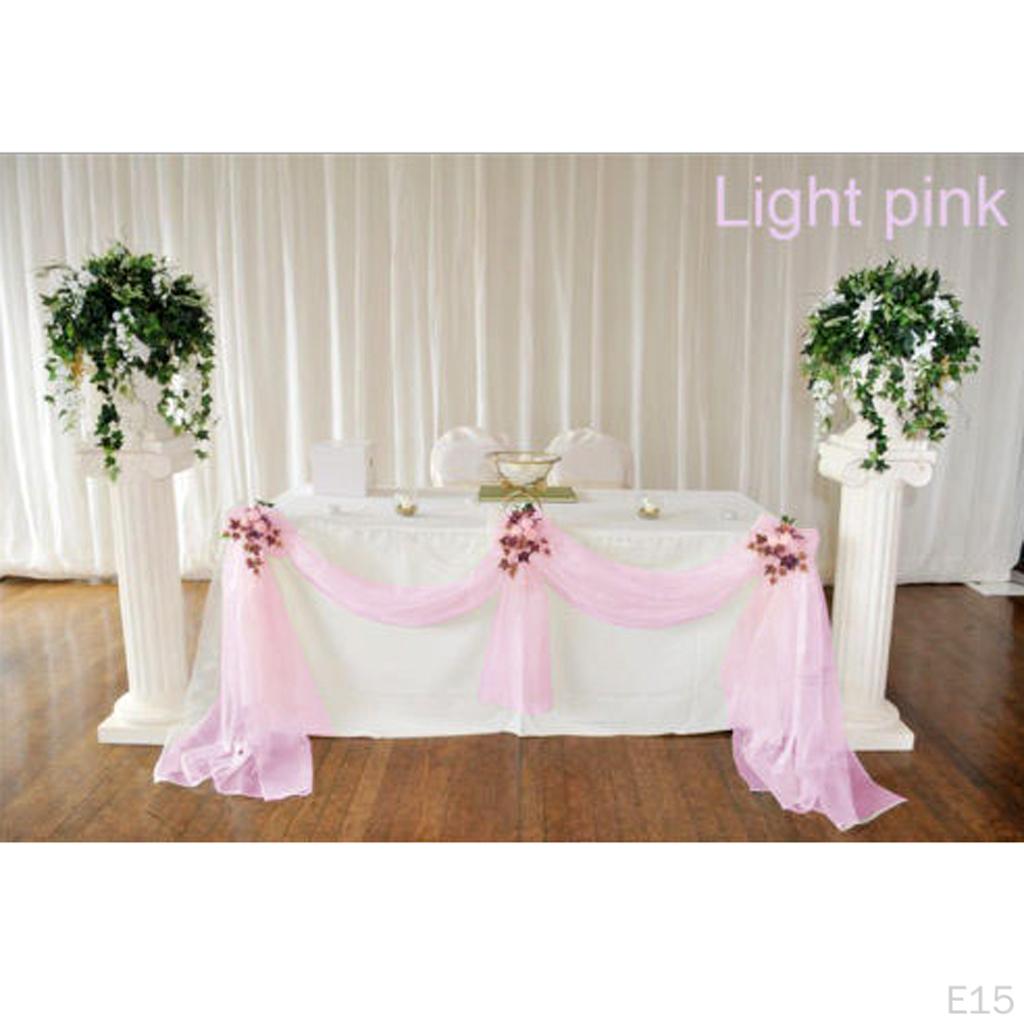 Fabric Bowknot Tulle Party Wedding Table