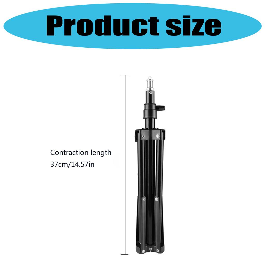 Studio Photography Equipment Adjustable Light Stand Durability Construction Foldable Design For Stable Professional Shoot