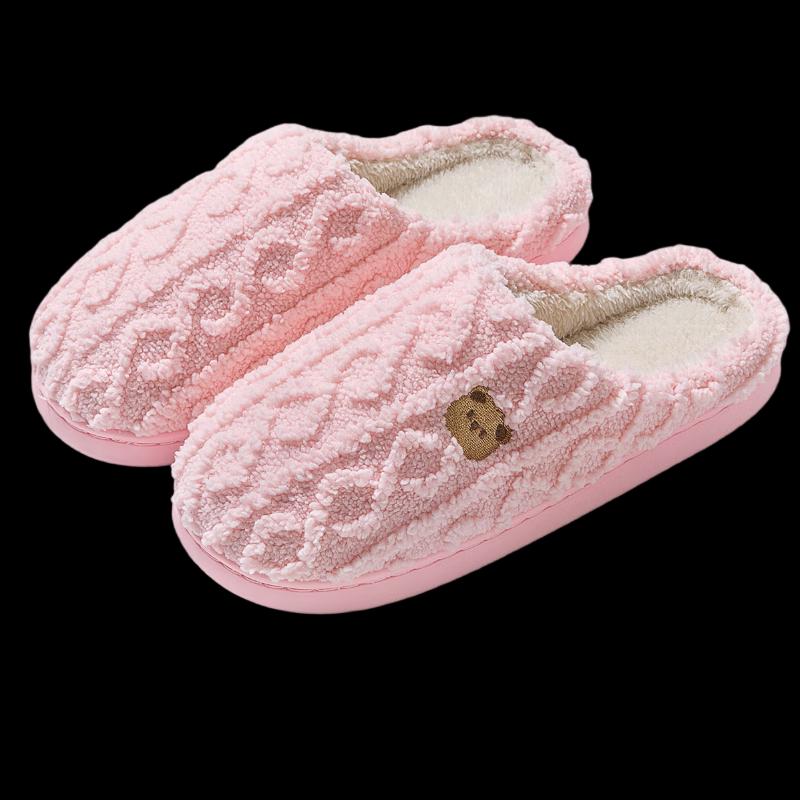 Плюшевые домашние тапочки Jianixiong LDN2653 (2 пары)