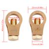Copper Car Battery Terminal Wire Cable Clamp Top Quick Post Terminal Positive Negative Electric Connector Clamps Auto Accessorie