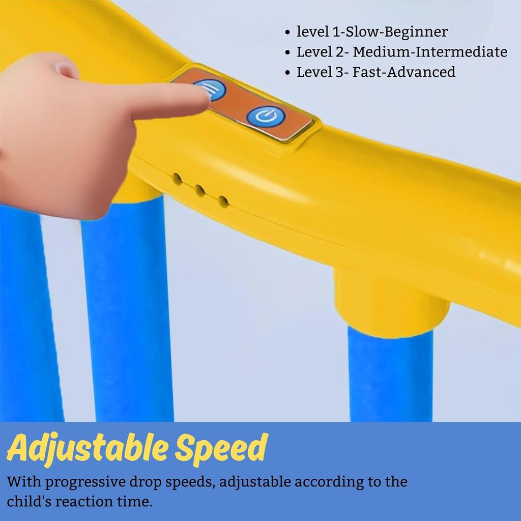 Drop Stick Challenge Game, 2025 New Hand Eye Coordination Reaction Time Training Toy Catch Falling Sticks Game for Kids and Adults