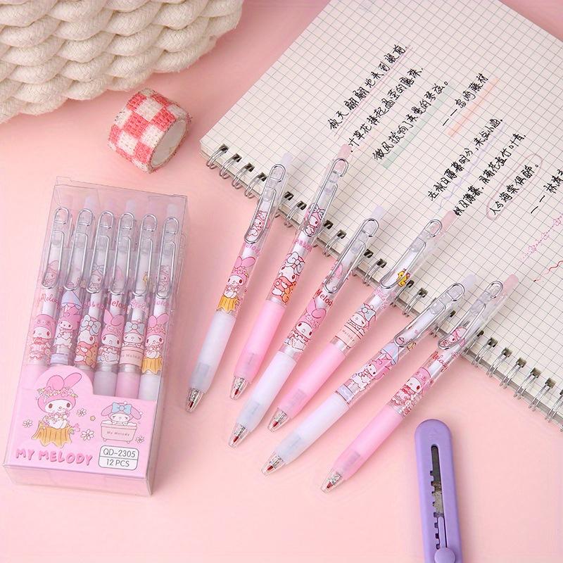 

Back to school season 2pcs 0.5mm Creative cute pink rabbit presses pen with high appearance and presses neutral pen student stationery Random style 2pcs