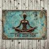 Metal Wall Art Sign Hanging Decor 20x30cm