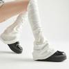 Cotton Hottie Leg Warmers Lolita Lace Up Leg Warmers Cosplay High Tube Leg Warmers Y2K Spicy Girl Knee High Socks JK Long Socks