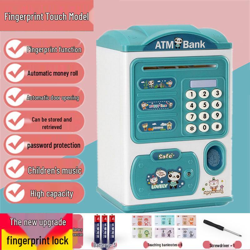 Child's Durable Password Piggy Bank - Large, Drop-proof, Removable & Stylish Gift Toy
