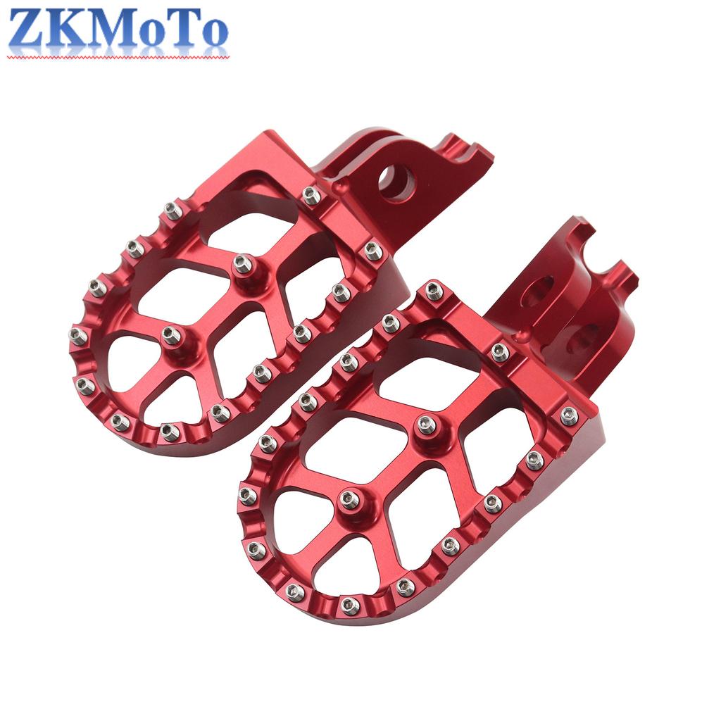 Motorcycle CNC Foot Rests Footrest Footpegs Pegs Pedals For KAWASAKI KX250 KX450 KX250F KX450F KX250X KX450X KLX450R 2007-2022