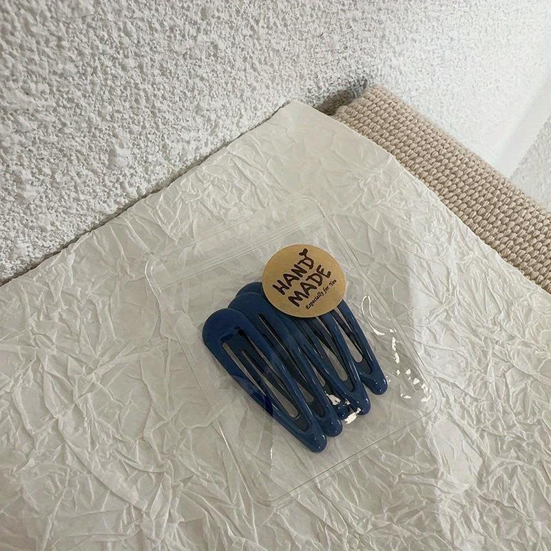 

Заколка для волос в форме капли воды, однотонная, для челки, цвет молочный кофе, заколки-невидимки, ручная работа, детская, для девочек, боковая заколка, аксессуары для волос