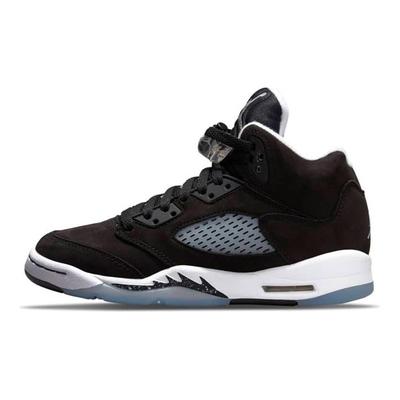 Air 5 Retro GS Oreo 2021 Kids Sneakers Black White Cool-Grey 440888-011