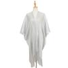 European & American Style Gold and Silver Tassel Cape - Women's Transparent Summer Shawl