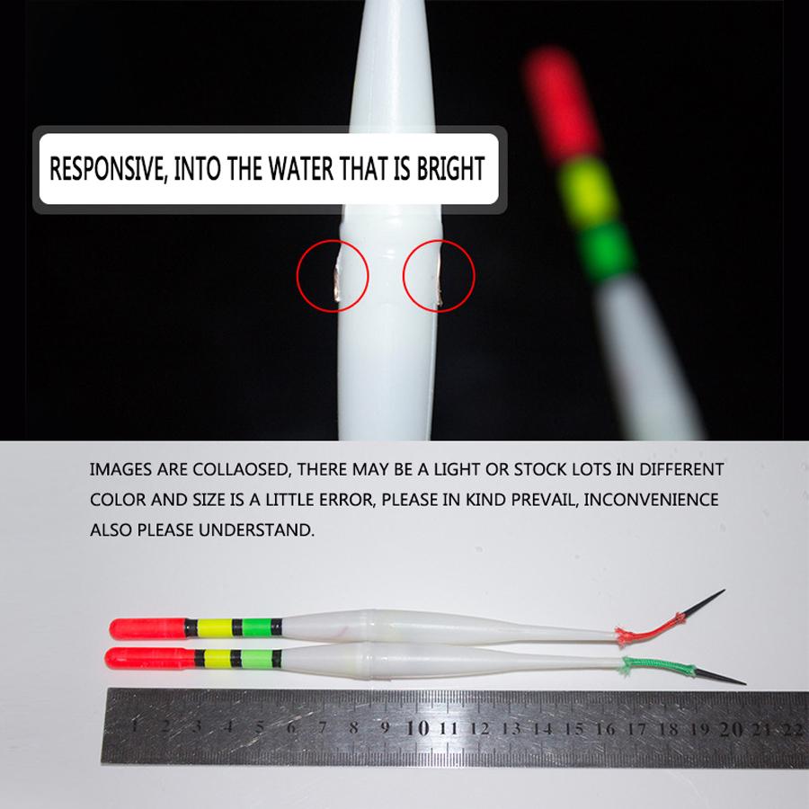 10Pcs Brighten In Water Electronic Night Fishing Float LED Light Carp Fishing Luminous Light Floating Bobber for Stream Fish 260319