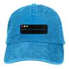 Adjustable Solid Color Baseball Cap Delete The Bullshit Washed Cotton Linux Program It Crowd Programer Sports Woman Hat
