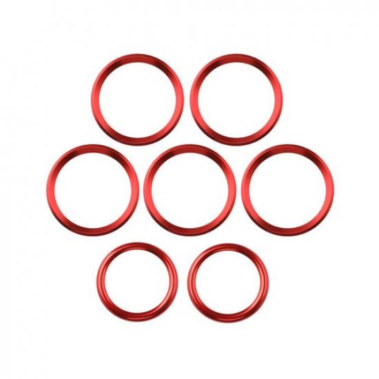 Luxury Red Car Interior Air Condition Outlet Ring Cover For Benz B W247 X247 20