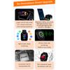1.69 Inch Blue Tooth Call Smart Watch Blood Pressure Oxygen Monitor Diy Dials Heartrate Tracker Smartwatch Women Men Pk P8