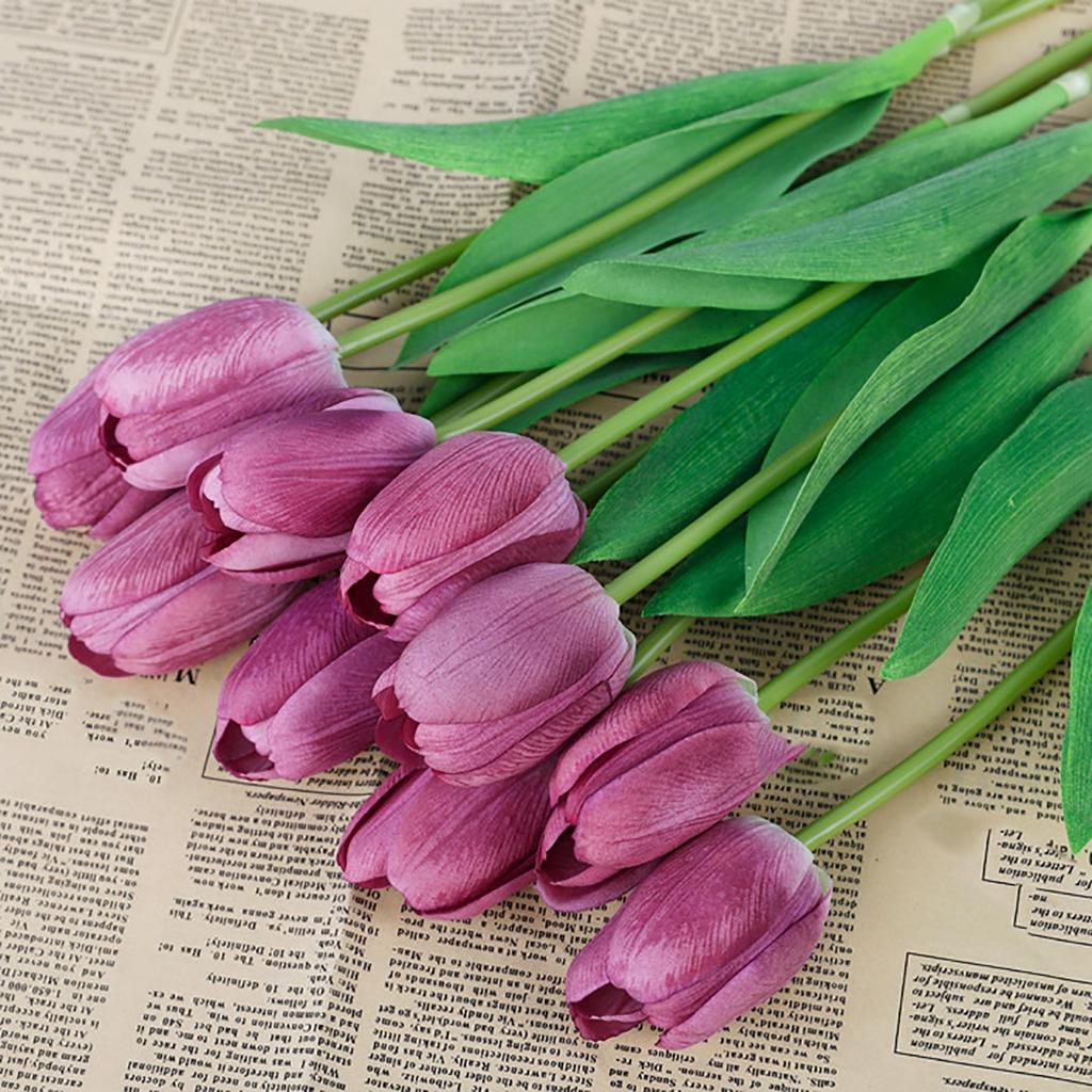 Artificial   Flower Real Touch Fake   for Home Kitchen Wedding Decoration Faux Floral Decor
