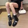 Fashion Women's Boots 2025 Summer Mid Tube Platform High Top Casual