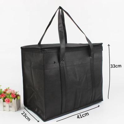 Large Foldable Thermal Bag with Aluminum Foil Insulation for Takeaway and Storage