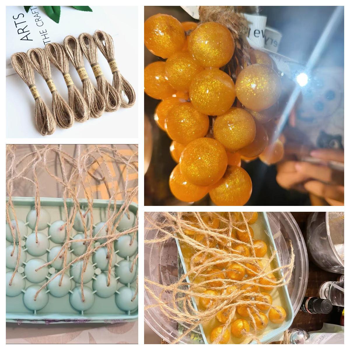 

Силиконовая форма для 25 круглых шариков льда и набор форм для мыла в виде винограда