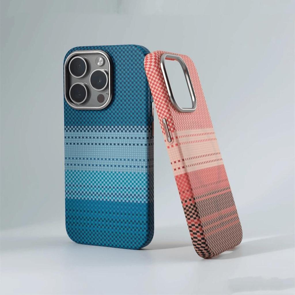 iPhone 17 Pro Max Kevlar Magnetic Case - Full Coverage Protective Case for Apple Devices