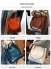 2025 Cowhide Women's Versatile Handbag, Genuine Leather Commuter Shoulder Bag - European/American Style, Large Capacity, High-End Feel