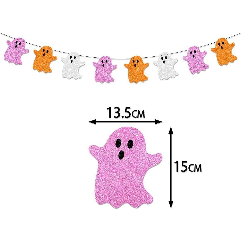 Black Spider Ghost Bat Halloween Bat Banners Funny Halloween Party Banner  Room Party Decor