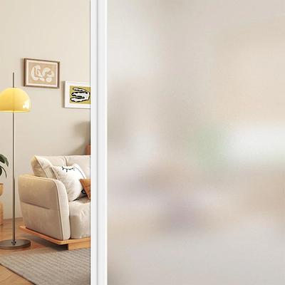 Fenster Sichtschutzfolie Selbstklebend Statisch Haftend Glasaufkleber Sonne UV-Schutz Wärmekontrolle Türverkleidungsaufkleber für Zuhause Büro
