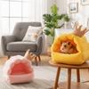 Warm Hamster Cotton Nest Windproof Cartoon Small Pet Sleeping House Thickened Strawberry Design Guinea Pig Insulated Nest