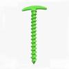 Spiral Tent Ground Nails–Nylon Windproof Outdoor Tent Pegs with Plastic Anchor Ropes, Heavy-Duty Fixing Stakes for Camping, Hiking, and Outdoor Use