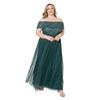 Deluxe Womens/Ladies Maxi Off Shoulder Gown